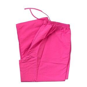 J2 VTG L.L. Bean Pink Windbreaker Pull Up Pants Size Medium